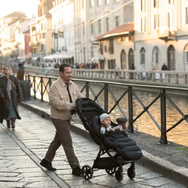 Nuna winter stroller set footmuff & gloves w/bag